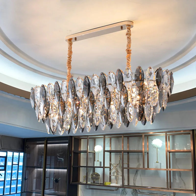 Ceiling Chandeliers 2026 New Modern Luxury Crystal Indoor Pendant Lamp for Living Dining Room Decor Hanging Light Lustre Fixture