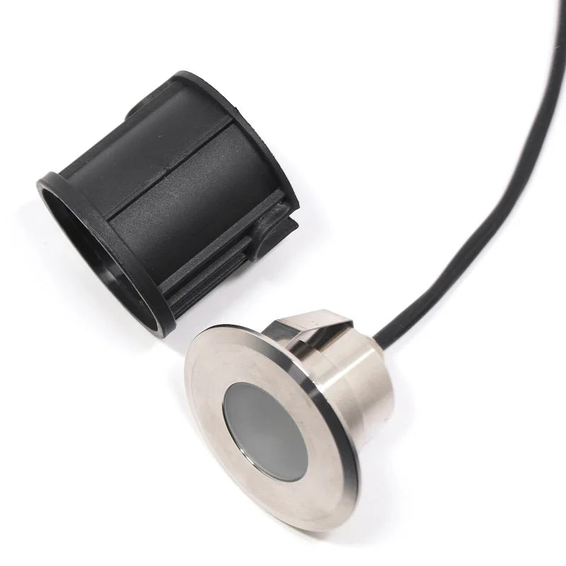 etrnLED Outdoor Garden Lights Waterproof Ground Spot 12V 24V Recessed Exterior Floor Terrace Deck Driveway Lawn Lamp RGB IP68
