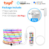 Tuya Smart Life 12V RGBIC COB LED Strip Light - WS2811 Addressable Ambient Tape