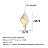 Creative Conch Pendant Light Home Decor Indoor Restaurant Lighting 2026 New Bar Island Table Modern Wabi Sabi Ceiling Chandelier