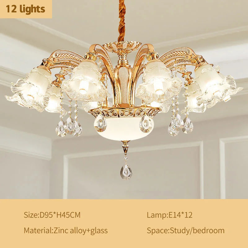 Nordic Modern Luxury Ceiling Chandelier Lighting 2025 Lustre Living Room Hotel Villa Lobby Crystal Hanging Lamp Luminaria Lights