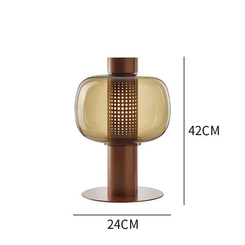 2026 Italy Designer Bonbori Brokis Table Lamps Modern Glass Desk Light For Living Room Bedside Bedroom