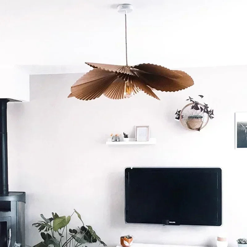 Living Room Shop Led Ceiling Chandelier Wabi Sabi Paper Ceiling Lamp Kitchen Island Pendant Lights Home Decorations Lustre