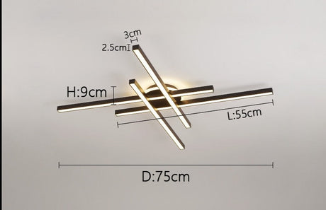 2023 new ceiling lamp Nordic modern LED lamp living room dining room bedroom lights ceiling chandelier