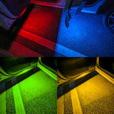 Bicolor LED Motorcycle Headlight (Yellow & White) - Waterproof Driving Auxiliary Fog Light for Motorbike, UTV, Truck & Car