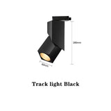 LED Spotlights Adjustable 360° Rotation 10W 15W 18W 20W 25W 30W Kitchen Bedroom Living Room COB Downlight Background Wall Wash Light