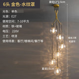 Modern Nordic Spiral Staircase Pendant Light for Dining Room Loft Apartment Villa Stairwell Decoration Chandelier Home Decor