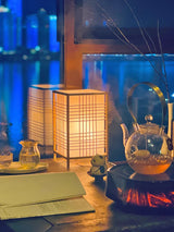 Bamboo Woven Products Simple Bedroom Study Table Lamp Bedside Table Lamp Bamboo art Warm Decoration Desktop Japanese Table Lamp