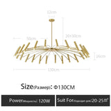 Minimalist G9 LED Ceiling Chandelier Light Fixture (110V-220V) - Modern Interior Decor Pendant Lamp for Living Room, Dining Room & Home