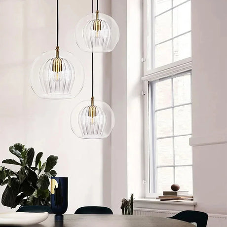 Modern Glass Pendant lamp Nordic Suspension Chandeliers for Living Dining Room Kitchen Bedside Hanging Lamp Fixture Luster