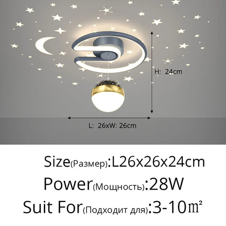 Mini Aisle LED Chandelier For Porch Corridor Hallway Lamps Star Decoration Kitchen Gallery Bedroom Villa Office Indoor Lights