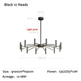 Living Room Lamps Modern Led Ceiling Chandelier Nordic Dining Room Bedroom Chandeliers 110V/220V Home Interior Hanghing Lighting