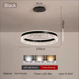 Modern Minimalist Restaurant Chandelier Nordic Luxury Living Room LED Ceiling Lamps Home Decor Designer Bedroom Hanging Lights