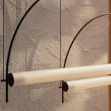 Minimalist LED Hanging Chandelier - Modern Pendant Light for Living Room & Office