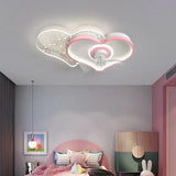 Nordic Ceiling Fan Lamp for Bedroom Kids Room Stylish Decor with Tiny LED Spotlights Ideal for Nursery and Children's