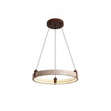 Upgrade Your Home With Our Exquisite LED Chandelier Crafted From Natural White Stone Dimming Function Wood Deco 40-60cm