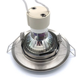 MR11 Recessed LED Spotlight Frame - 45mm Cutout Adjustable Ceiling Bulb Holder