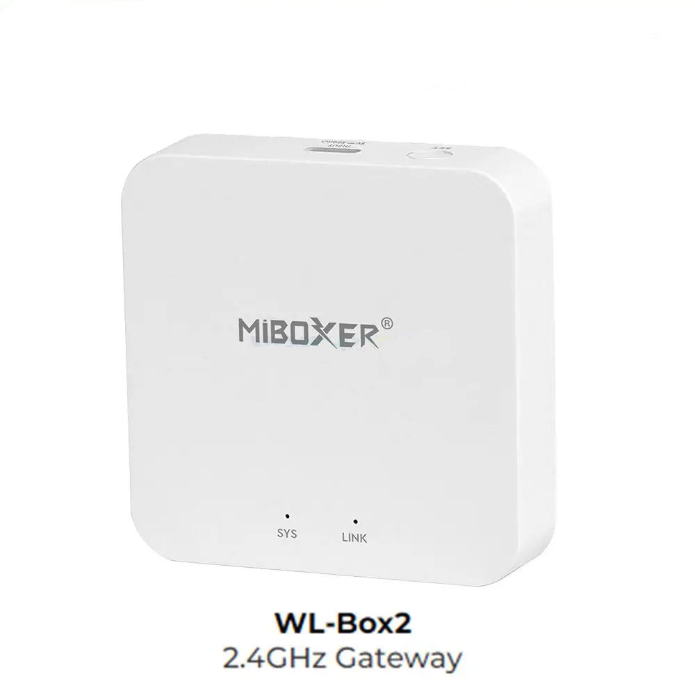 2.4G Gateway WiFi Controller WL-Box2 - Lamp Control Smartphone App/ Voice/100-Zone Remote Control