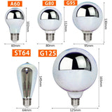 3D LED Light Bulb E27 220V ST64 G80 G95 G125 A60 Diamond Heart Decoration LED Lamp Bulb Holiday Lights Novelty Christmas Lamps