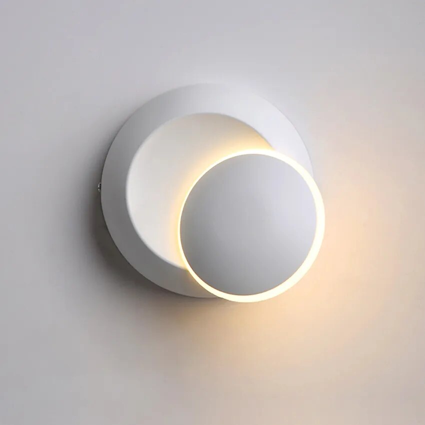 LED Wall Lamp 360 Degree Wall Lamp Bedside Living ROOM Aside Stairs Light Fixture Adjustable Wall Sconce Rotation Wall Lamp BL20