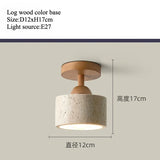 Travertine Stone LED Ceiling Lamp Aisle Corridor Light Fixture For Living Room Dining Room Bedroom Decor Chandelier Ceiling Lamp