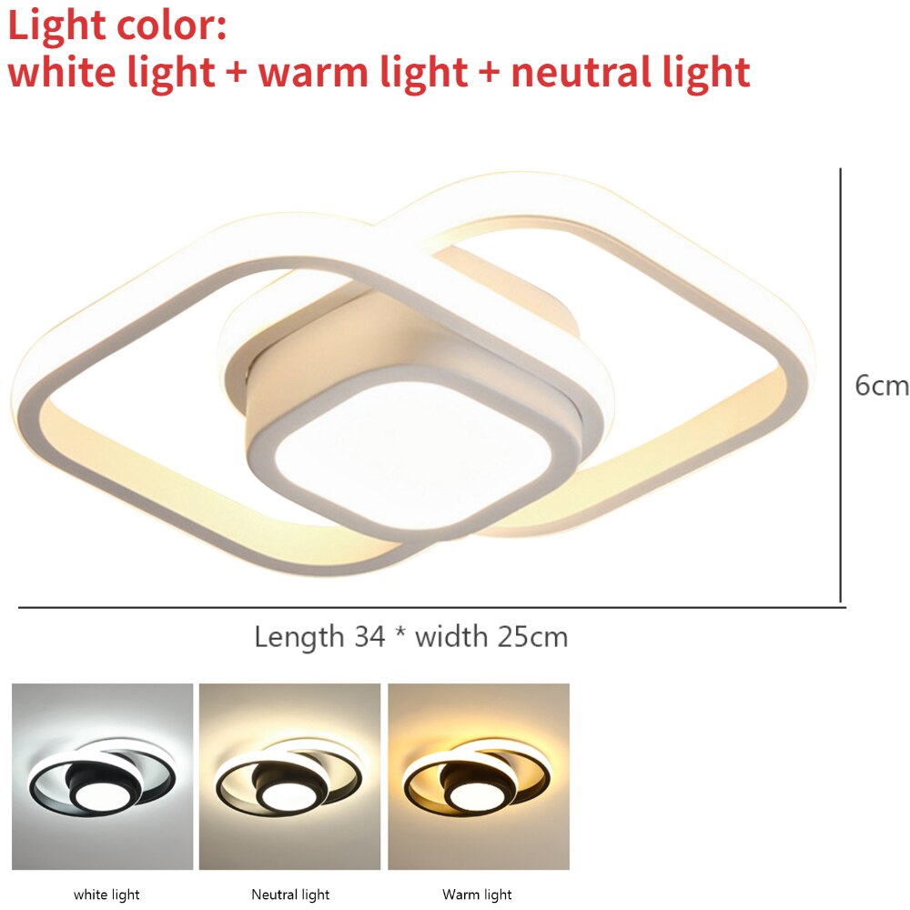 Modern LED Ceiling Lights Chandelier Nordic Living Room Lamp Lighting Minimalist Eye Protection for Indoor Living Room Bedroom