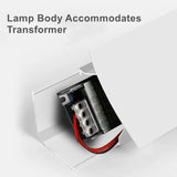 0.5/1M Ceiling Led Aluminum Profile Surface Mount Wall Top Corner Decor Double Eyelid Gypsum Lamp Suspended Glowing Linear Light