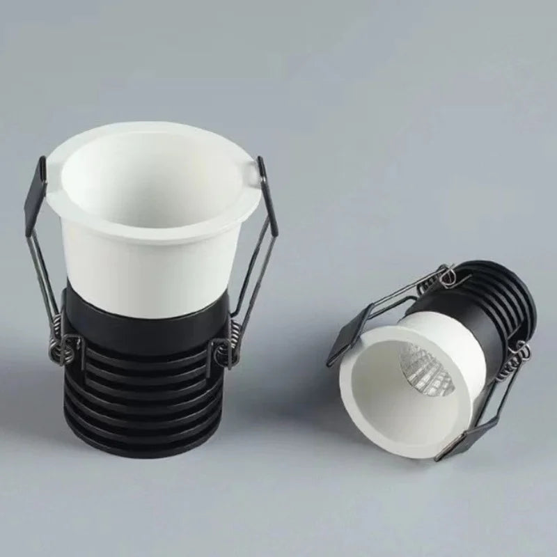 Mini Anti-Glare LED Spotlight - 35mm & 55mm Dimmable COB Ceiling Light