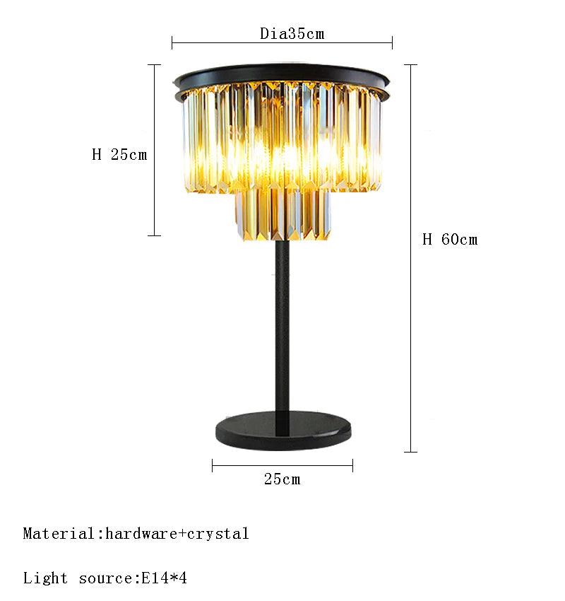 Gray Crystal Floor Lamps Luxury Led Home Decoration Amber Standard Light Living Room Bedside Appliance Standing Lighting 2025