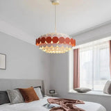 Modern Minimalist LED Colorful Pendant Light - Creative Multi-Color Ceiling Chandelier Lamp Fixture for Dining Room, Living Room & Bedroom Decor