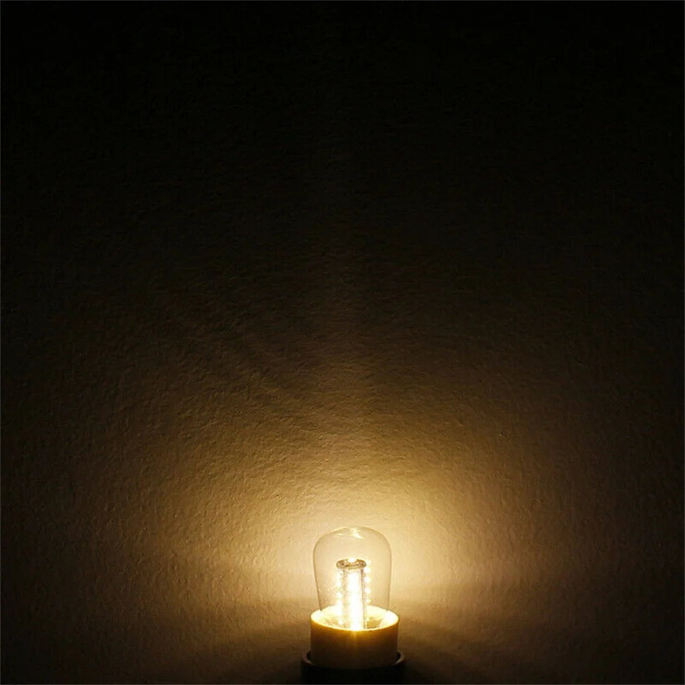 2W E12 LED Corn Light Bulb (110V/220V, 360° Beam) - Warm White 3000K & Cool White Appliance Bulb for Refrigerator & Sewing Machine