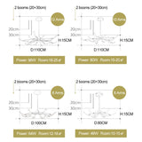 Modern Matte Finished Chandelier for Living Room Decoration Kitchen Bedroom Study Adjustable Light Decorative Led Ceiling Lamps