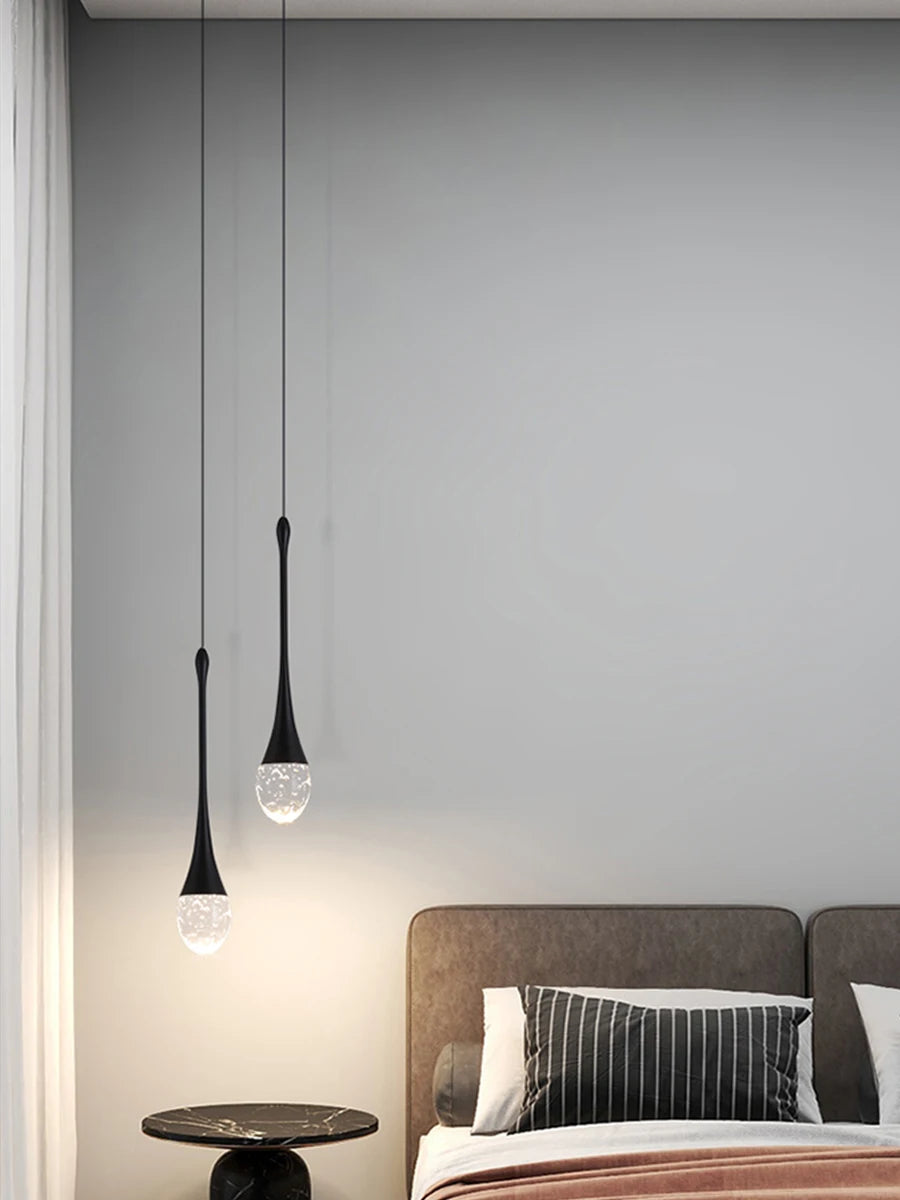 LED Pendant Lights Chandelier Mirror Lamp Home Kitchen Island Dining Living Room Bar Cafe Droplight Fixture