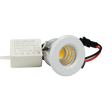 Mini LED Spot Downlights COB 3W 270lm 110V 220V Dimmable Cabinet Light Black White Silver Finish Aluminum Cut Hole 30mm