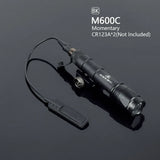 Tactical M600 / M300 LED Scout Light with Dual Pressure Switch for 20mm Rail