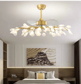 23 Inch ceiling fan fans with lights remote control Reversible ventilator lamp bedroom decor Silent Motor glowworm firefly