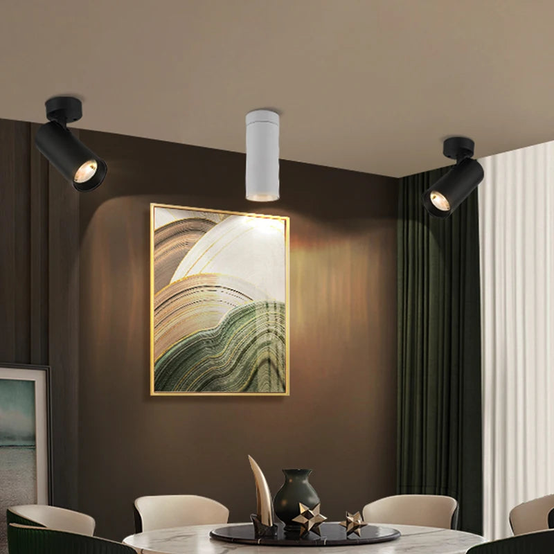 Spotlight Home Light LED Luster Downlight Indoor Ceiling Lamps Room Decors 220V Fixtures Bedroom Top Led Spot Lighting Chandelier