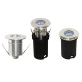 IP68 DC12V 220V 3W Outdoor Lighting for Garden Yard Step Stairs Floor Deck LED Recessed Inground Lamps LED Underground Spotlight