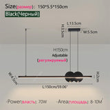 Dining room chandelier Nordic modern lamp dining table bar lamp restaurant lights kitchen lights office company led strip lamps