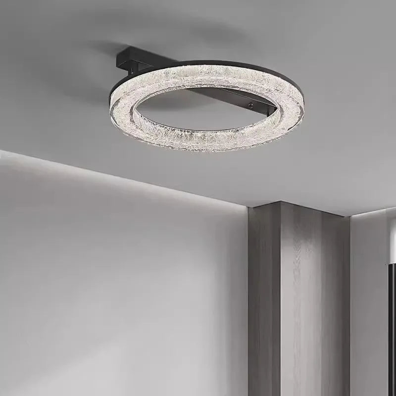 Light luxury Resin LED Ceiling light Living room Dining Bedroom Designer Pendant lamp Black Italian Minimalist Lighting fixture