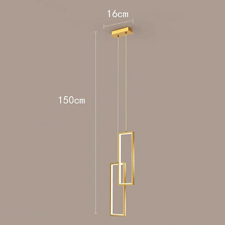 Nordic home decoration, stair chandelier, living room and dining room Pendant lights, ceiling light, indoor lighting