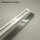 LED Track Light Rail 0.5M 1M Black White Aluminum 2 Wire System Track Light Series Universal Track for Ceiling Spot Lamps