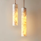 Luxury All-Copper & Marble Pendant Light - Minimalist LED Small Chandelier