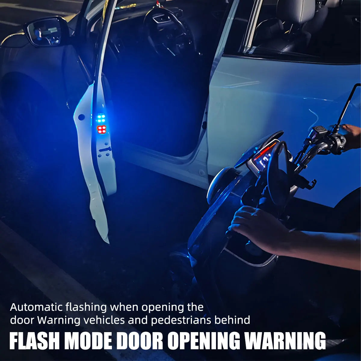 Bicolor LED Motorcycle Headlight (Yellow & White) - Waterproof Driving Auxiliary Fog Light for Motorbike, UTV, Truck & Car
