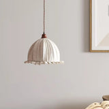 Nordic Retro Shop Pendant Lamp Countryside Simple Japanese Casual Fabric Bedroom Living Room Dining Room Decoration Hanging Lamp
