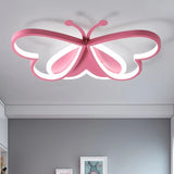 Creative Butterfly Ceiling Lights Modern Living Room Girls Bedroom Light Fixture Study Nursery Children's LED Lamp