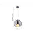  Modern Nordic Chandelier 3 Heads Iron Glass Indoor Home Decors Pendant Lights Dining Room Bar Salon Hanging Lamp Fixtures