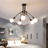 Simple Retro Chandeliers Creative Industrial Style Ceiling Cheap Flush Light Fixtures for Dining Kitchen Lobby Bed Living Room