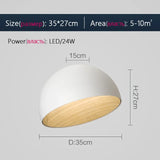 Wood Grain ceiling light Bedroom black white wood ceiling light Spain Designer Light Fixture For Study Room Designer light