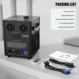 700W Cold Spark Machine (DMX Controlled, Top-Spraying) - Indoor/Outdoor Safe Electronic Stage Effect Machine Fixture for Weddings, Concerts & DJ Shows